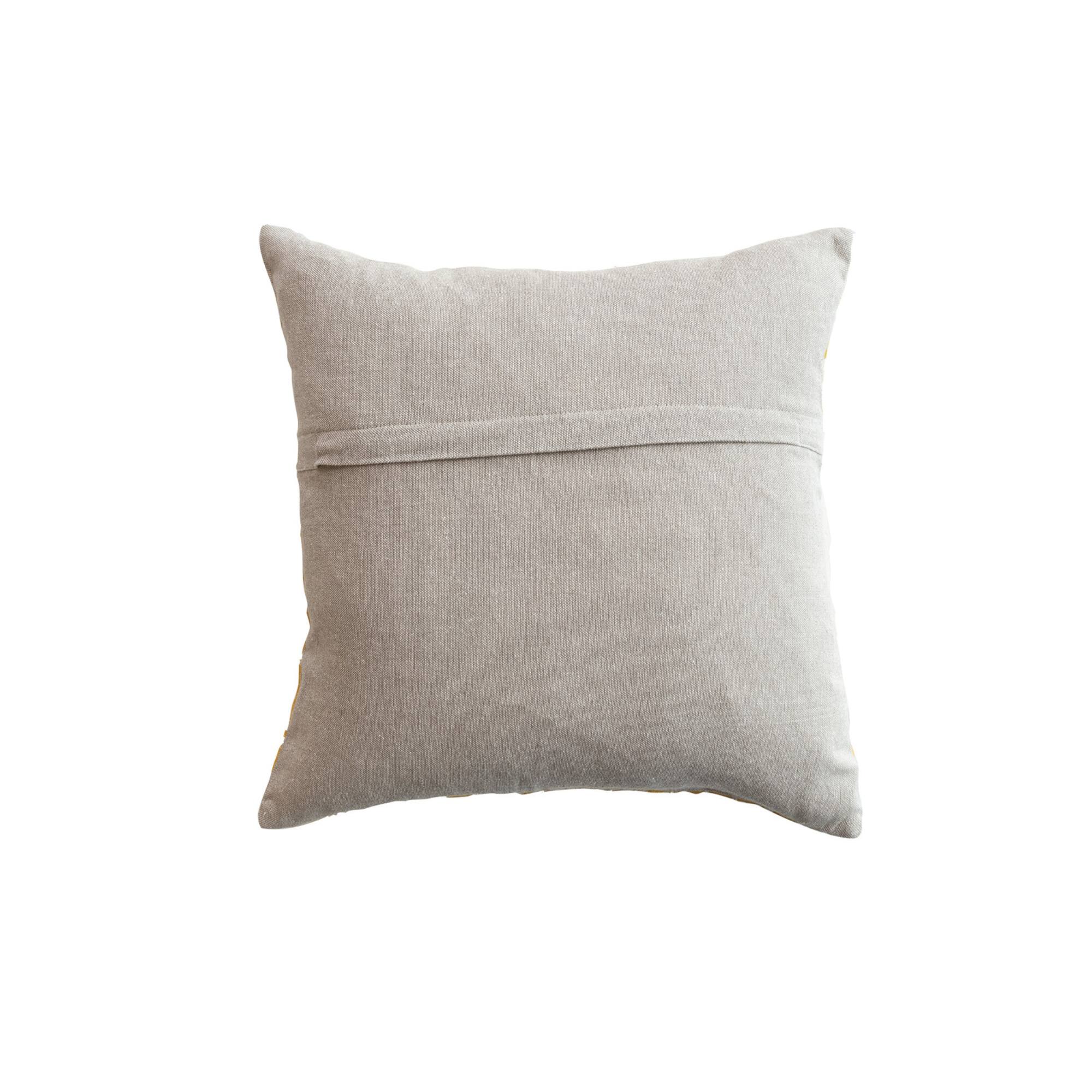 Hello Honey® 16" Yellow & White Floral Bock Print Accent Pillow